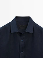 Chemise slim 100 % lin