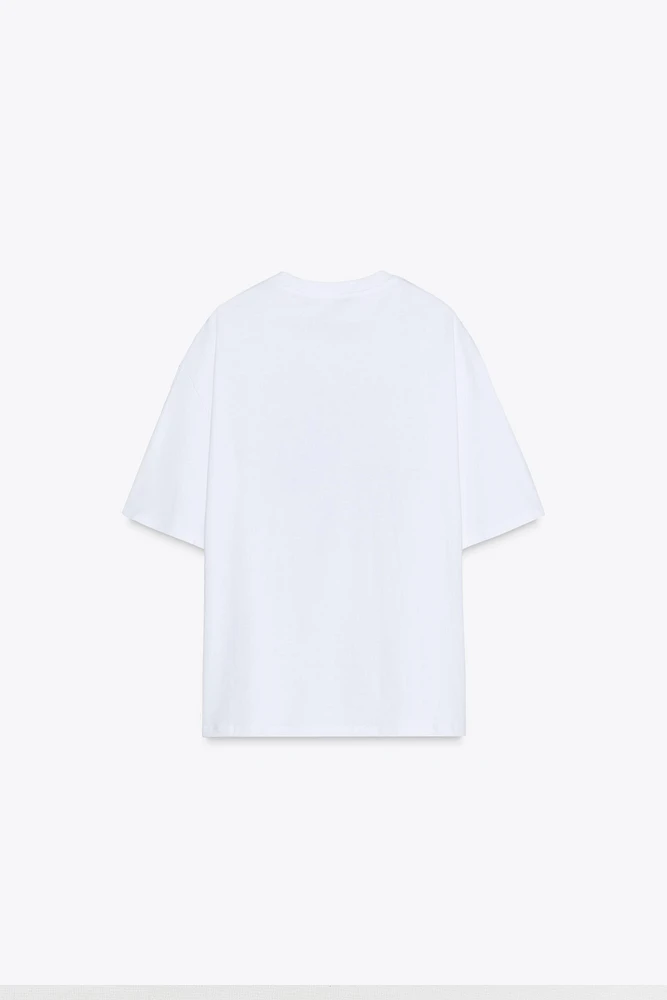 OVERSIZED TEXT T-SHIRT