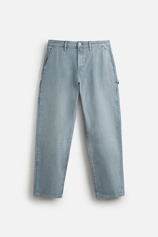 PANTALON DÉLAVÉ POCHE CARPENTIER