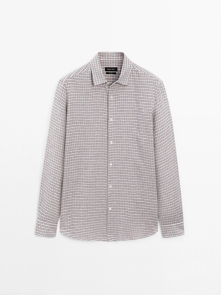 Regular fit check shirt