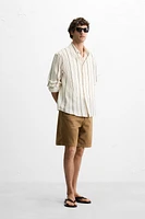 CHEMISE JACQUARD À RAYURES