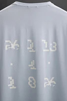 T-SHIRT PERFORÉ IMPRIMÉ