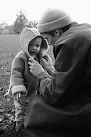 HOODED DOUBLE-FACED JACKET