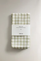 GINGHAM COTTON NAPKINS (SET OF 2)