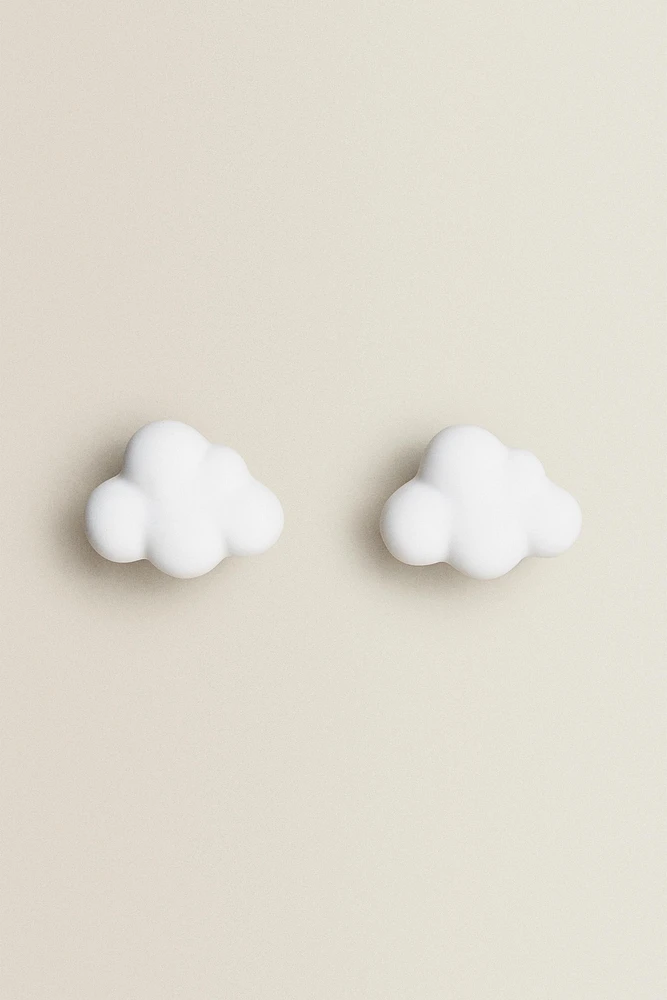 SET OF CHILDREN’S CLOUD KNOBS (SET OF 2)