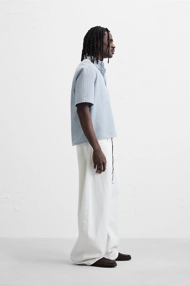 CHEMISE RELAXED FIT À CARREAUX