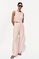 PANTALON LARGE À PINCES