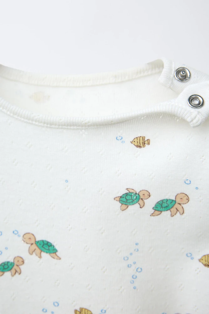 LOT BODY ET GILET POINTELLE MER
