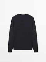 Pull en maille 100 % laine mérinos