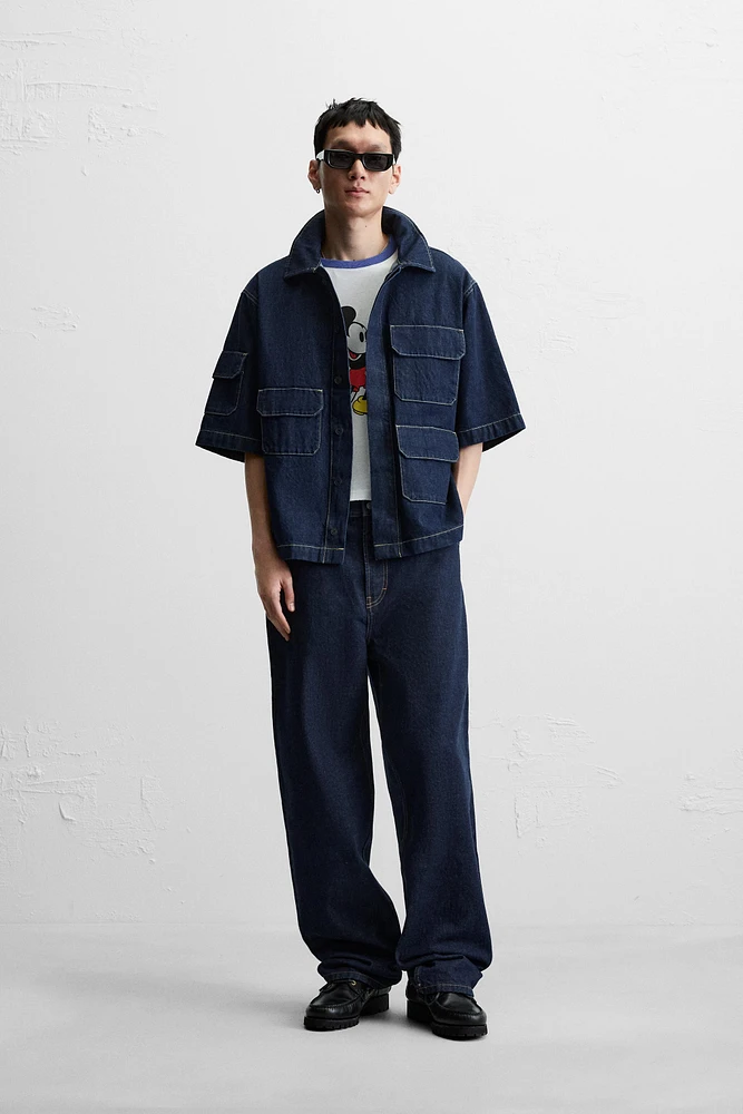 CHEMISE EN JEAN À POCHES