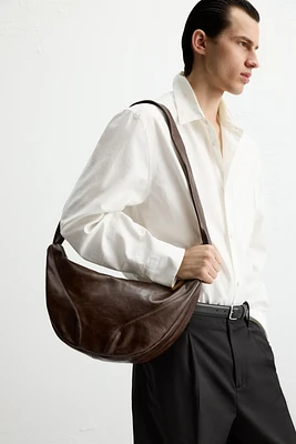 LEATHER SHOULDER BAG