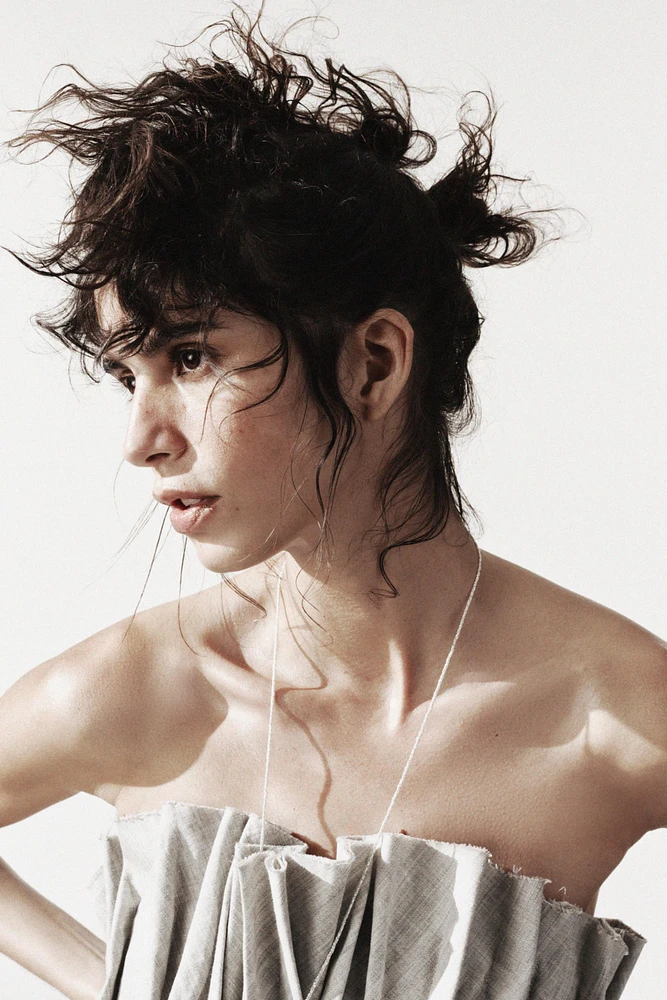 ROBE PLISSÉE AVEC LIN ZW COLLECTION