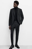 SLIM FIT SUIT PANTS