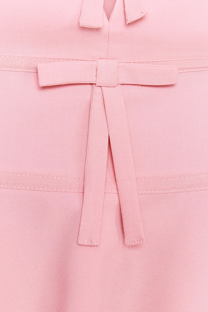 STRAPLESS BOW TOP