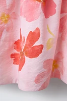 JUPE MIDI IMPRIMÉE FLEURS