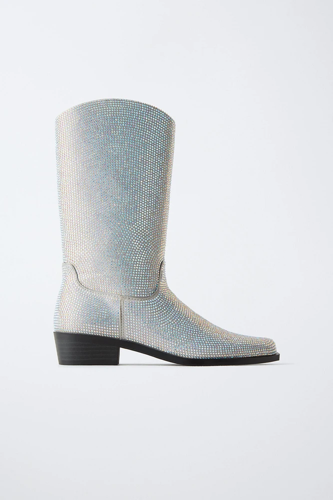 RHINESTONE COWBOY BOOTS