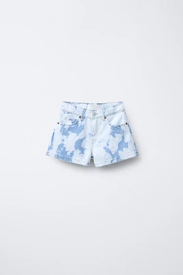 SHORT EN DENIM TIE DYE