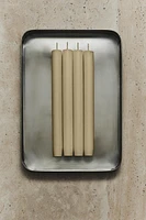 SET OF DECORATIVE CYLINDRICAL LONG TAPER CANDLES (SET