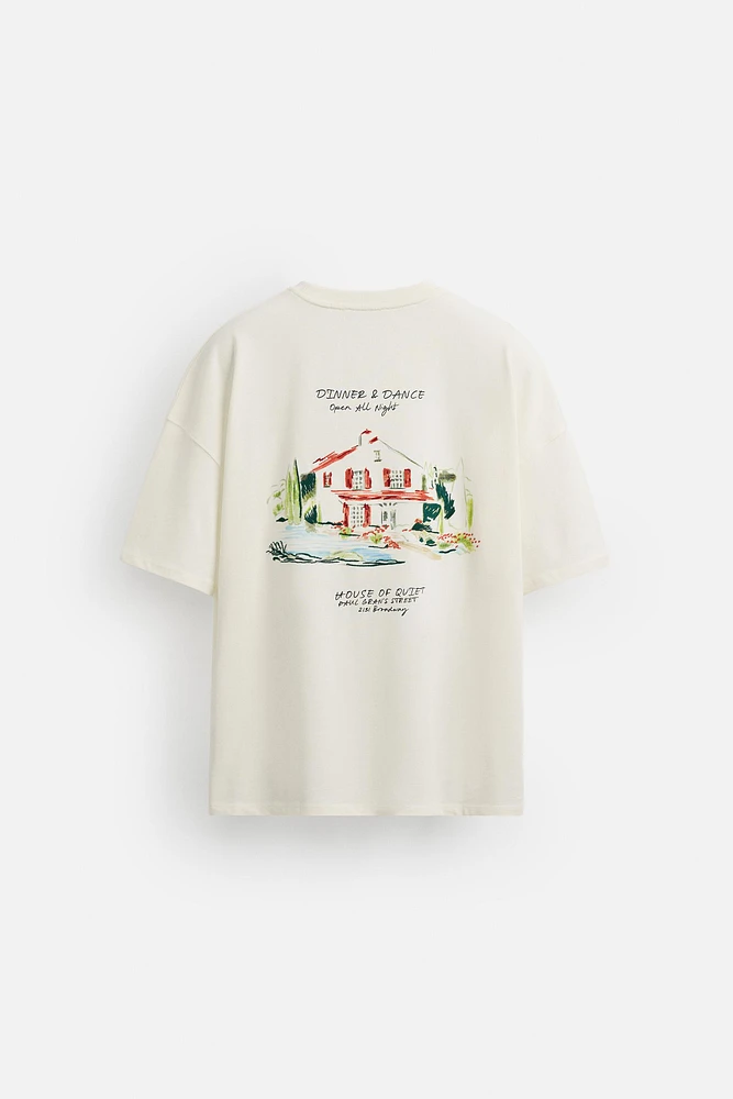T-SHIRT HEAVY WEIGHT IMPRIMÉ EN MATIÈRES VARIÉES