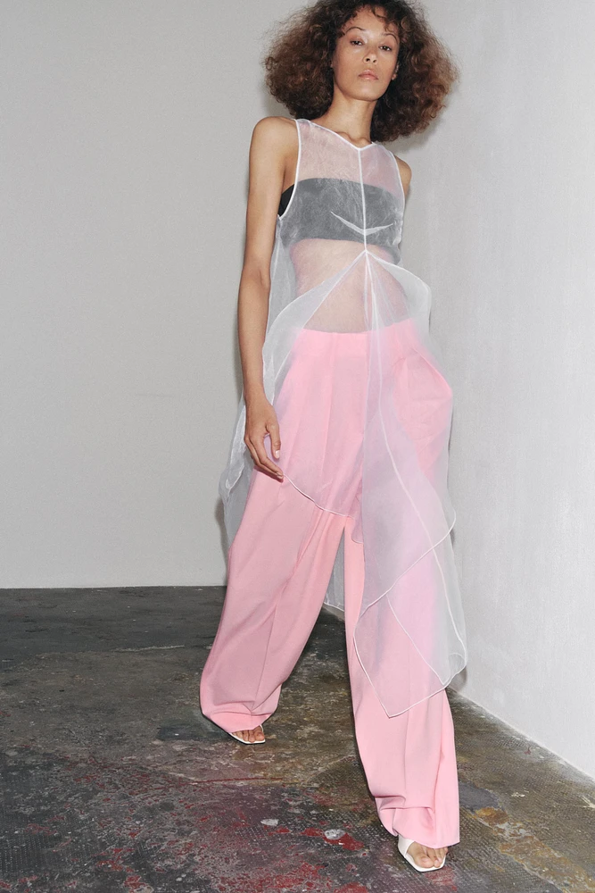 ZW COLLECTION ORGANZA VOLUME DRESS