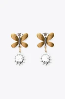 BUTTERFLY CONTRAST EARRINGS