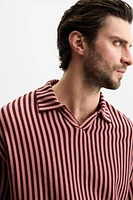 POLO JACQUARD RAYURES