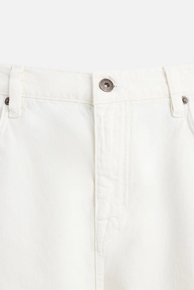 STRAIGHT FIT COTTON-HEMP JEANS