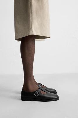 LEATHER BUCKLE SHOE