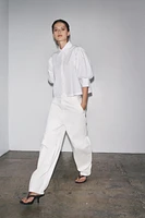 CHEMISE EN POPELINE COLLECTION ZW