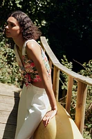 PRINTED KNOT TOP