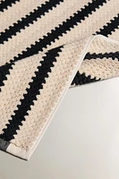 TAPIS DE BAIN JACQUARD GÉOMÉTRIQUE