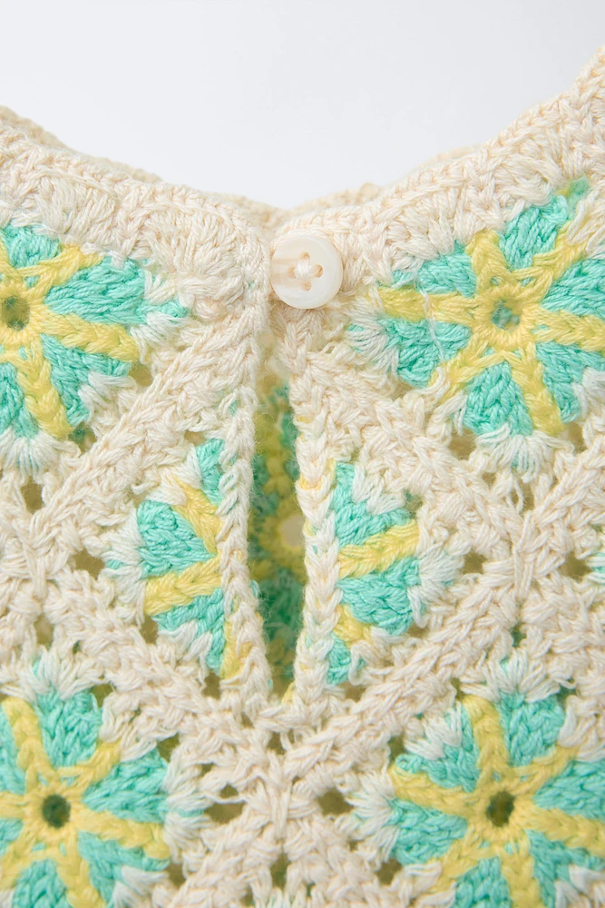 CROCHET KNIT TOP