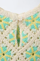 CROCHET KNIT TOP