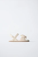 CROCHET FLOWER SANDALS