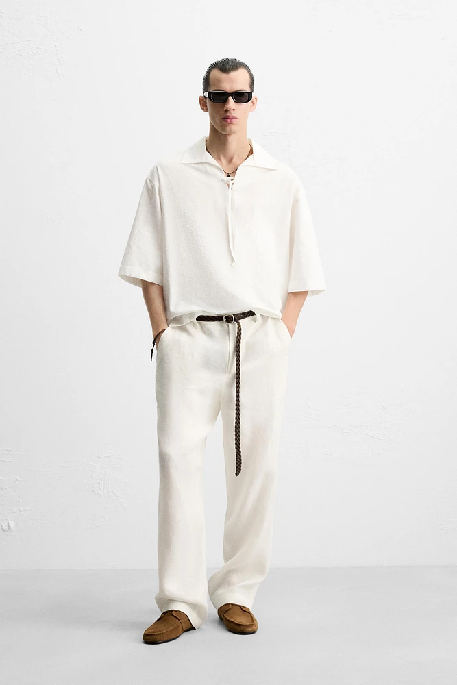 BOUCLÉ TEXTURE SHIRT