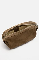 LEATHER TOILETRY BAG