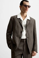 VESTE DE COSTUME 100 % LIN