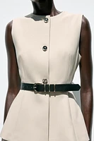 GILET LONG CEINTURE