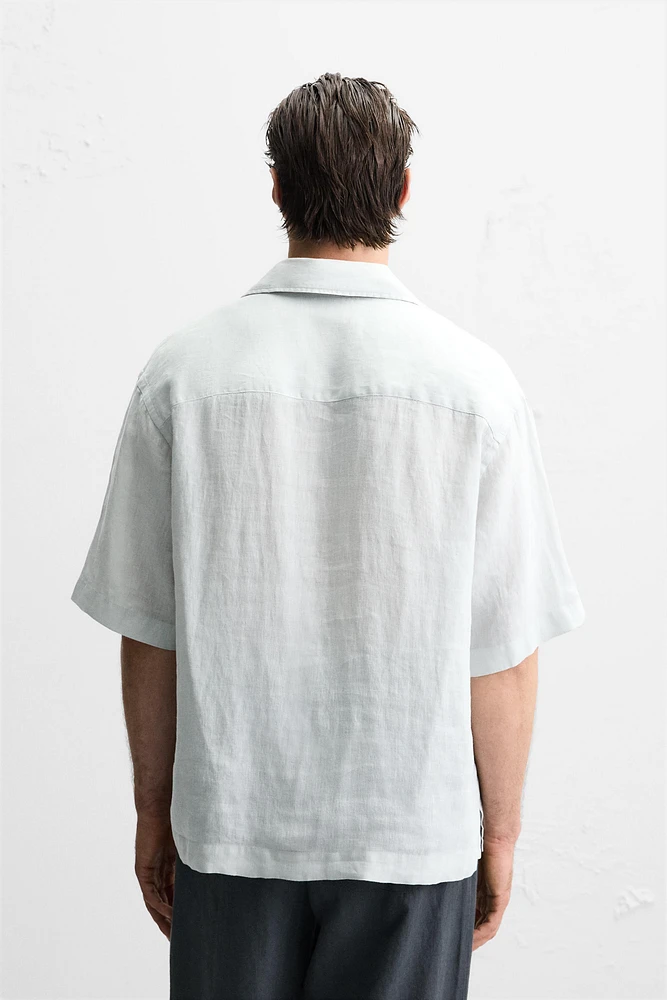 100% LINEN POLO SHIRT
