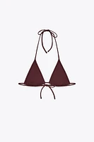 HAUT DE BIKINI TRIANGLE STRASS