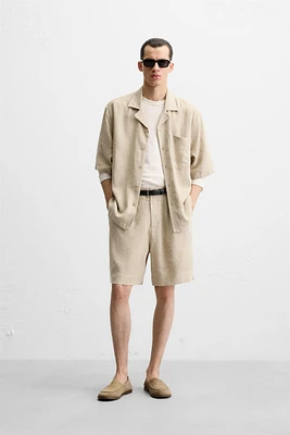CHEMISE OVERSIZE FIT LIN - VISCOSE
