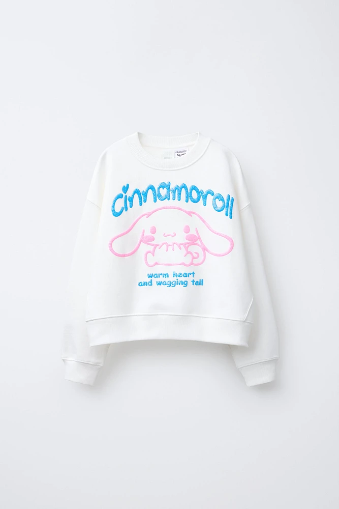 CINNAMOROLL © SANRIO RAISED GLITTER SWEATSHIRT