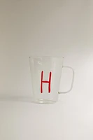 MUG BOROSILICATE INITIALE H