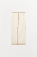 JUPE MIDI EN ORGANZA