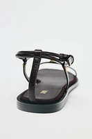 SANDALES BRIDES FINES EN CUIR