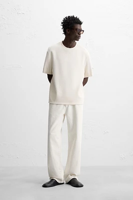 STRAIGHT FIT COTTON-HEMP JEANS