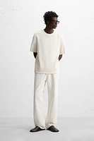 STRAIGHT FIT COTTON-HEMP JEANS