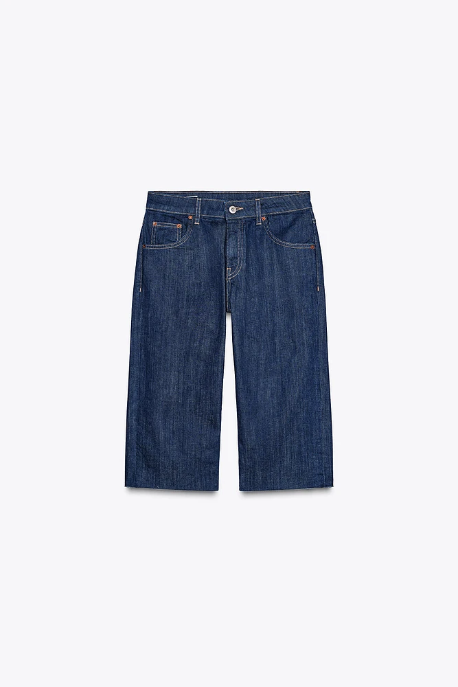 BERMUDA EN JEAN TRF CAPRI TAILLE NORMALE