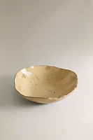 STONEWARE BOWL WITH DESIGNS