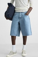 BERMUDA EN DENIM BAGGY FIT
